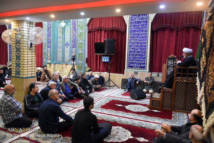 مراسم عزاداری فاطمیه دوم با سخنرانی آیت‌الله رمضانی در رشت