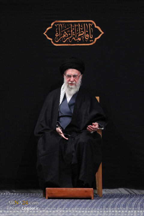 نخستین شب عزاداری ایام فاطمیه با حضور رهبر انقلاب