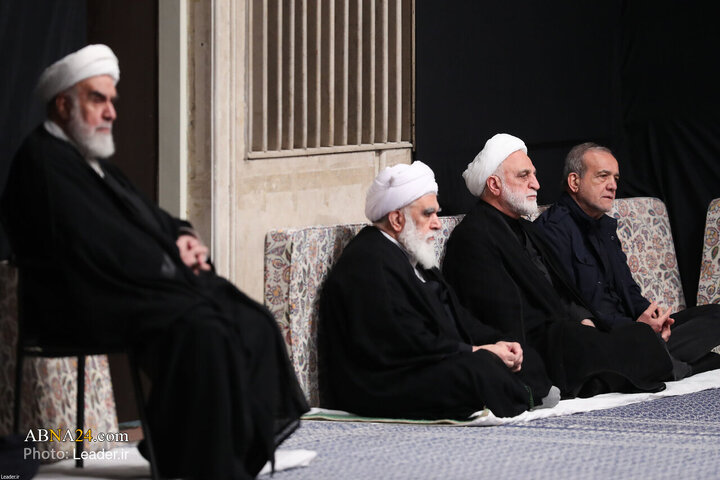 نخستین شب عزاداری ایام فاطمیه با حضور رهبر انقلاب