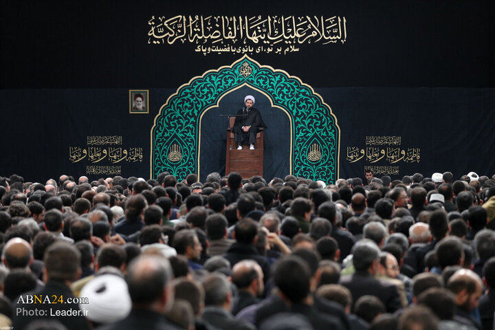 نخستین شب عزاداری ایام فاطمیه با حضور رهبر انقلاب