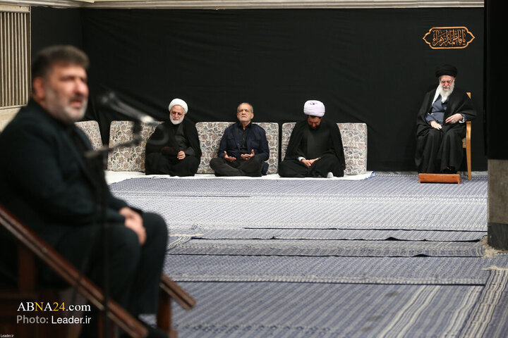 نخستین شب عزاداری ایام فاطمیه با حضور رهبر انقلاب