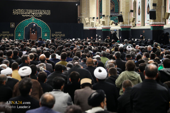 نخستین شب عزاداری ایام فاطمیه با حضور رهبر انقلاب