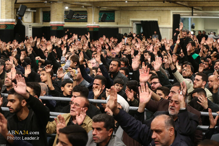 نخستین شب عزاداری ایام فاطمیه با حضور رهبر انقلاب
