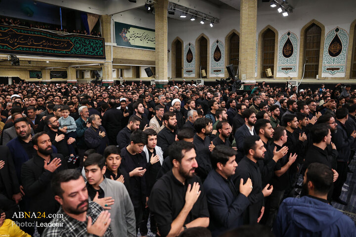 نخستین شب عزاداری ایام فاطمیه با حضور رهبر انقلاب