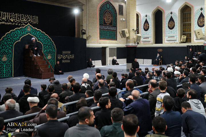 نخستین شب عزاداری ایام فاطمیه با حضور رهبر انقلاب