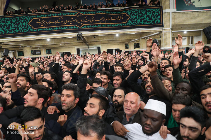 نخستین شب عزاداری ایام فاطمیه با حضور رهبر انقلاب