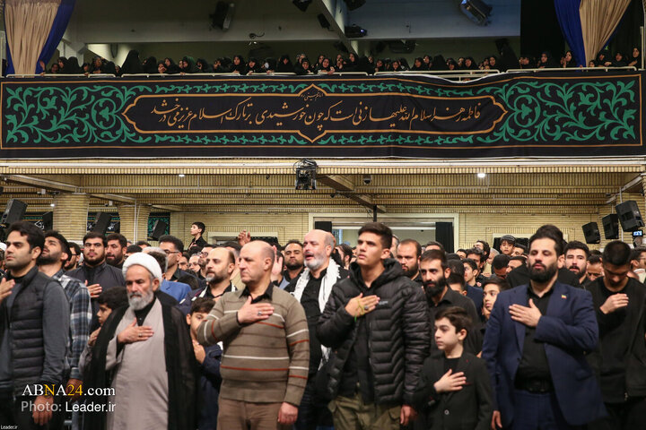 نخستین شب عزاداری ایام فاطمیه با حضور رهبر انقلاب