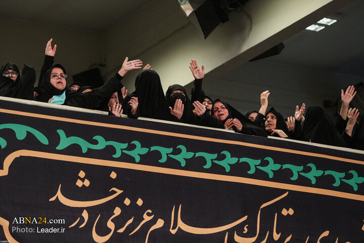 دومین شب مراسم عزاداری شهادت حضرت فاطمه زهرا(س) با حضور رهبر انقلاب