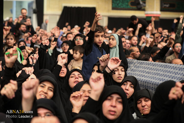 دومین شب مراسم عزاداری شهادت حضرت فاطمه زهرا(س) با حضور رهبر انقلاب