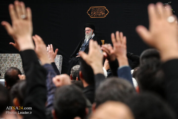 دومین شب مراسم عزاداری شهادت حضرت فاطمه زهرا(س) با حضور رهبر انقلاب