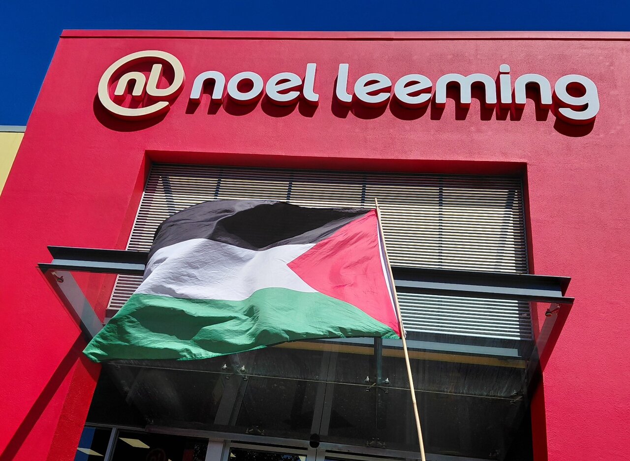 عکس خبری | تجمع همبستگی با فلسطین در نیوزلند و اعتراض به شرکتهای حامی اسرائیل