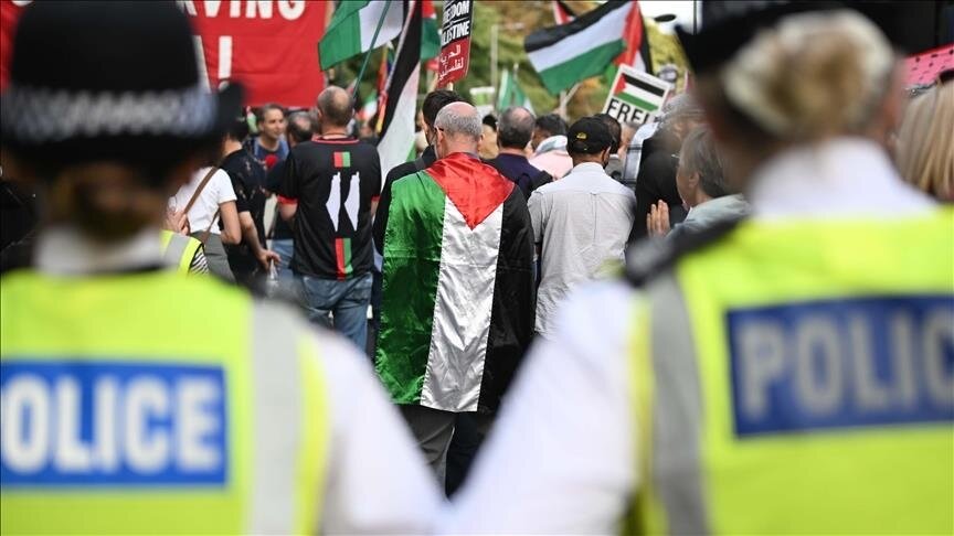 UK police arrest London protesters opposing ban on Palestine Action