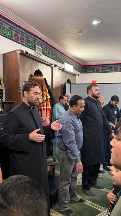 تقرير مصور/ مجلس عزاء استشهاد السيدة فاطمة الزهراء(ع) في مدينة "كالغاري" الكندية