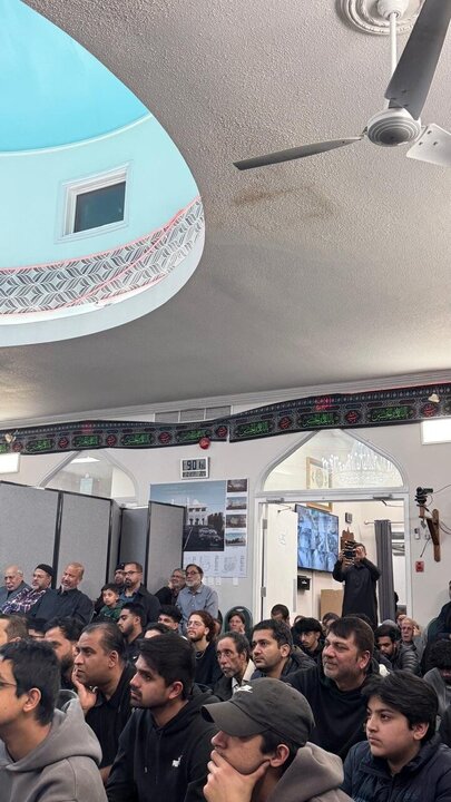 تقرير مصور/ مجلس عزاء استشهاد السيدة فاطمة الزهراء(ع) في مدينة "كالغاري" الكندية