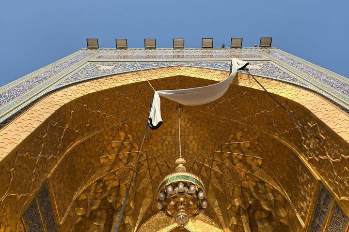 Photos: Imam Reza holy shrine covered in black on eve of Hazrat Zahra martyrdom anniversary
