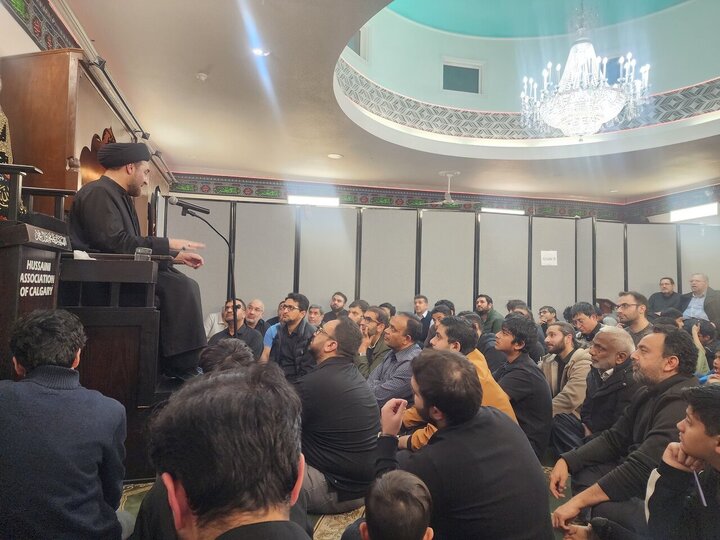 مراسم شهادت حضرت فاطمه(س) در حسینیه کلگری، کانادا