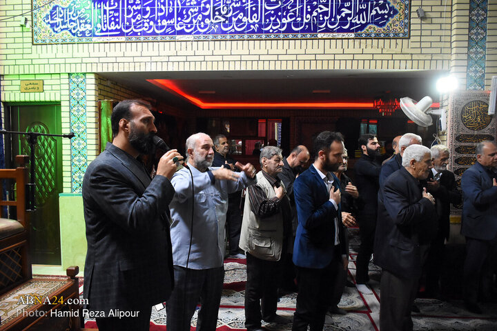 مراسم عزاداری فاطمیه در رشت با حضور شهید گمنام