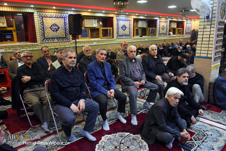 مراسم عزاداری فاطمیه در رشت با حضور شهید گمنام