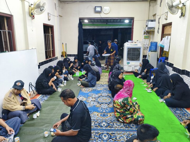 ပြည် ရှီအဟ် အေမာမ်ဘာရာ တွင် သခင်မကြီး ဖွာတွေမဟ် ဇဲဟ်ရာ (စ.အ) ၏ ရှဟာဒသ် မဂျ်လစ် ပြုလုပ်။ ။ Photos