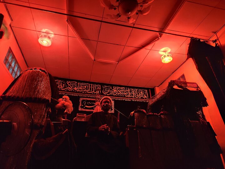 ပြည် ရှီအဟ် အေမာမ်ဘာရာ တွင် သခင်မကြီး ဖွာတွေမဟ် ဇဲဟ်ရာ (စ.အ) ၏ ရှဟာဒသ် မဂျ်လစ် ပြုလုပ်။ ။ Photos