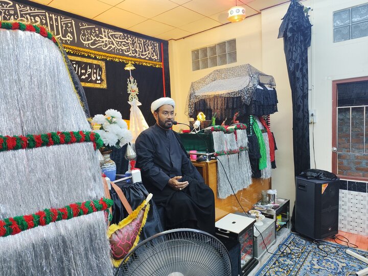 ပြည် ရှီအဟ် အေမာမ်ဘာရာ တွင် သခင်မကြီး ဖွာတွေမဟ် ဇဲဟ်ရာ (စ.အ) ၏ ရှဟာဒသ် မဂျ်လစ် ပြုလုပ်။ ။ Photos