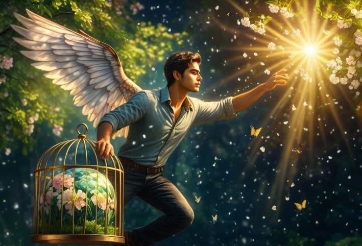 آزادی در قفسِ طمع، رهایی در ساحلِ قناعت