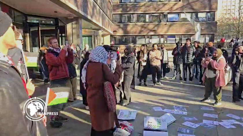 Students protest Israeli ex-soldier’s role at St George’s University of London