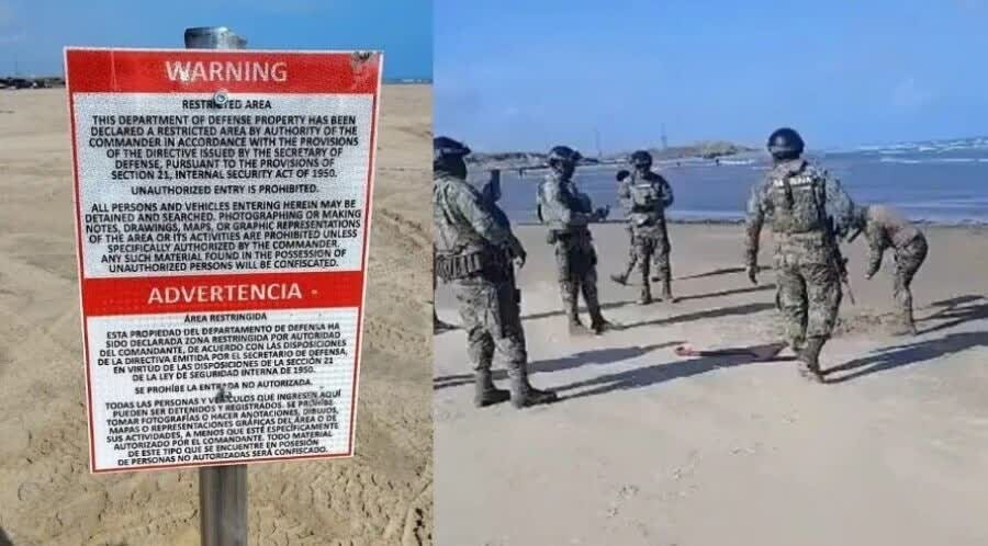 Kasabay ng matitinding pahayag ni Donald Trump laban sa Mexico, ilang piyesa ng Pentagon contractors ay aksidenteng nakapasok nang higit sa 19 kilome