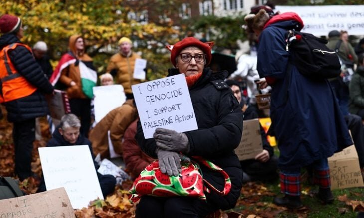 بازداشت ۹۰ نفر از حامیان گروه »فلسطین اکشن« در لندن