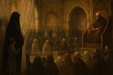 Nivîsa tevahî ya xutbeya Fedakiyeyê ya Hezretî Zehra (S) bi wergera wê