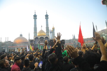 Foto Xəbər | Hz. Fatimə Zəhranın (səlamullahi əleyha) şəhadətinin ildönümü ilə bağlı Hz. Məsumənin (s.ə.) hərəmində matəm mərasimi