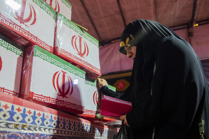 آیین وداع با پیکر‌های مطهر ۱۰۰ شهید گمنام در موزه ملی انقلاب اسلامی و دفاع مقدس