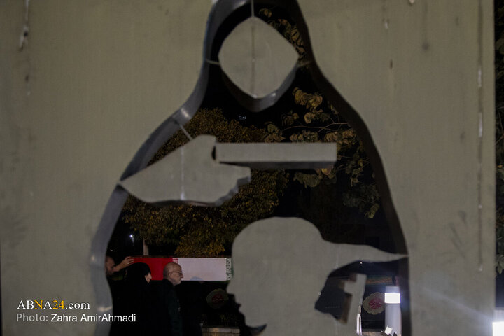 آیین وداع با پیکر‌های مطهر ۱۰۰ شهید گمنام در موزه ملی انقلاب اسلامی و دفاع مقدس