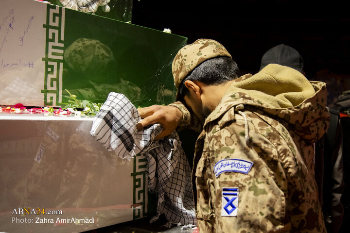 آیین وداع با پیکر‌های مطهر ۱۰۰ شهید گمنام در موزه ملی انقلاب اسلامی و دفاع مقدس