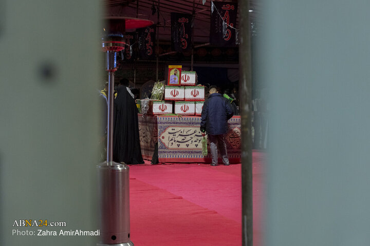 آیین وداع با پیکر‌های مطهر ۱۰۰ شهید گمنام در موزه ملی انقلاب اسلامی و دفاع مقدس
