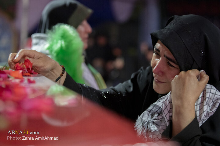 آیین وداع با پیکر‌های مطهر ۱۰۰ شهید گمنام در موزه ملی انقلاب اسلامی و دفاع مقدس