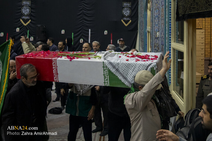 آیین وداع با پیکر‌های مطهر ۱۰۰ شهید گمنام در موزه ملی انقلاب اسلامی و دفاع مقدس