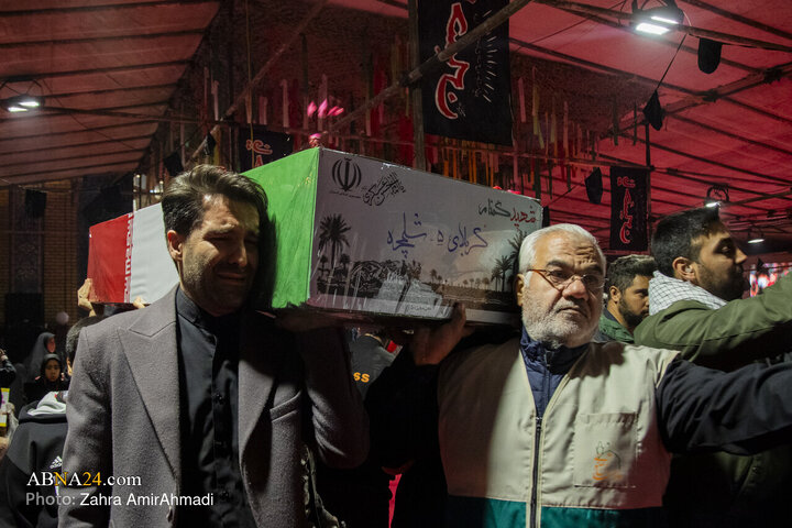 آیین وداع با پیکر‌های مطهر ۱۰۰ شهید گمنام در موزه ملی انقلاب اسلامی و دفاع مقدس