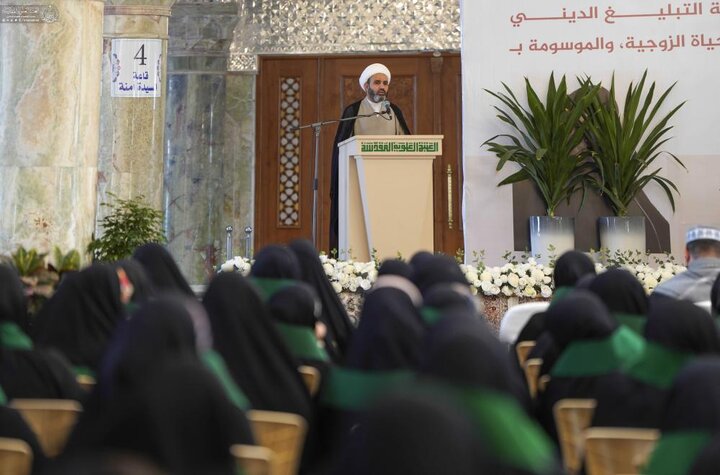 تقرير مصور/ إقامة ندوة تثقيفية وتوعوية خاصة بالمقبلين على الزواج برعاية العتبة العلوية المقدسة