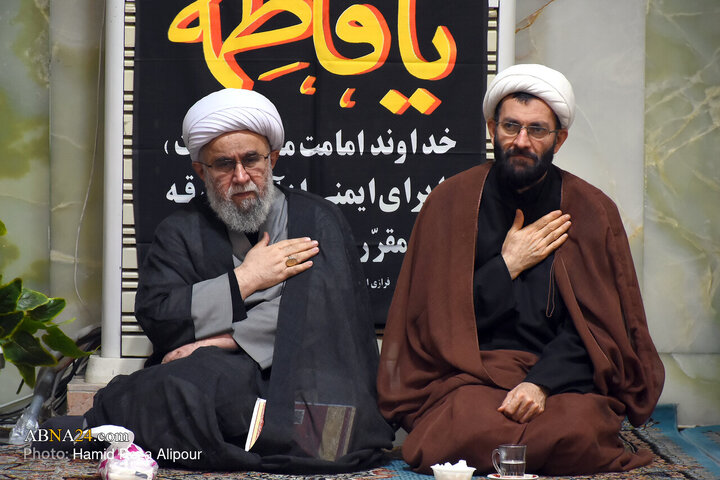 مراسم عزاداری صبح روز شهادت حضرت زهرا(س) در آستانه اشرفیه