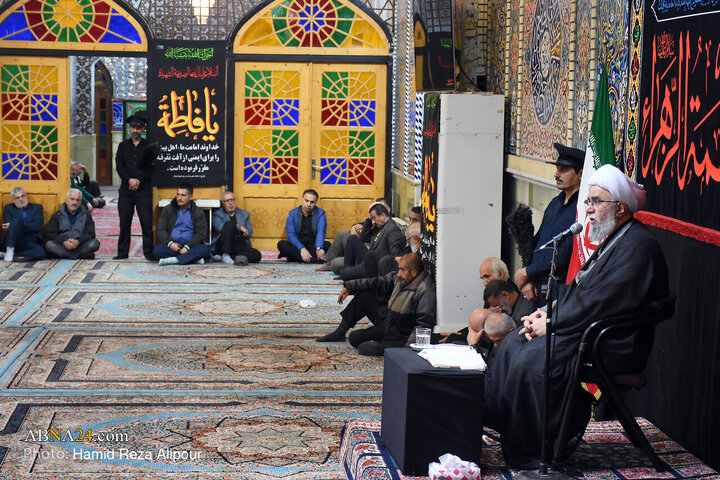 مراسم عزاداری صبح روز شهادت حضرت زهرا(س) در آستانه اشرفیه