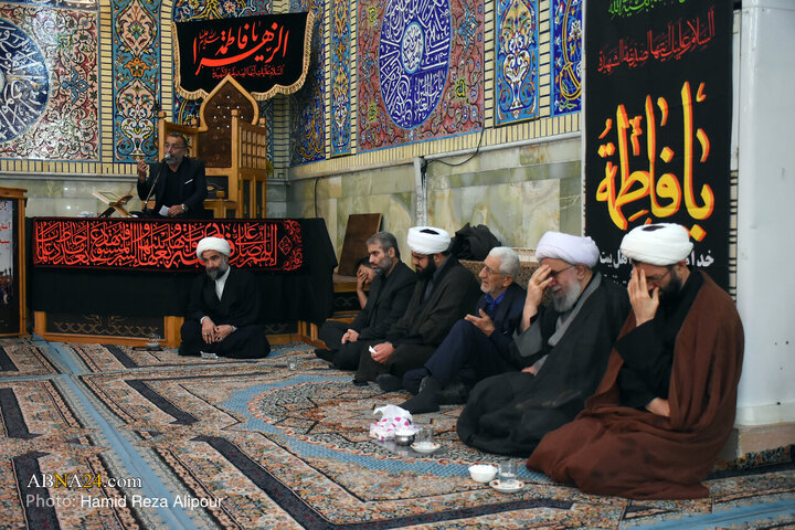 مراسم عزاداری صبح روز شهادت حضرت زهرا(س) در آستانه اشرفیه