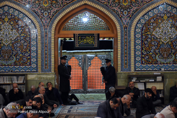 مراسم عزاداری صبح روز شهادت حضرت زهرا(س) در آستانه اشرفیه