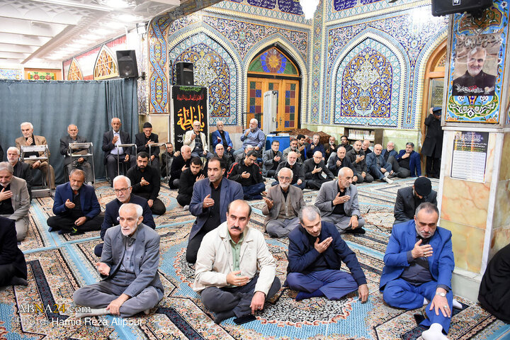 مراسم عزاداری صبح روز شهادت حضرت زهرا(س) در آستانه اشرفیه