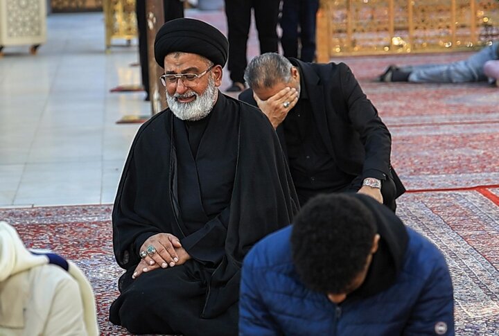 تقرير مصور/ إقامة مجلس عزاء لإحياء ذكرى شهادة السيدة الزهراء (عليها السلام) في صحن أبي الفضل العباس (عليه السلام)