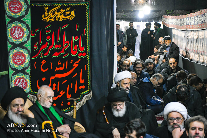 مراسم عزاداری شهادت حضرت زهرا(س) با حضور آیت‌الله کریمی جهرمی در اصفهان