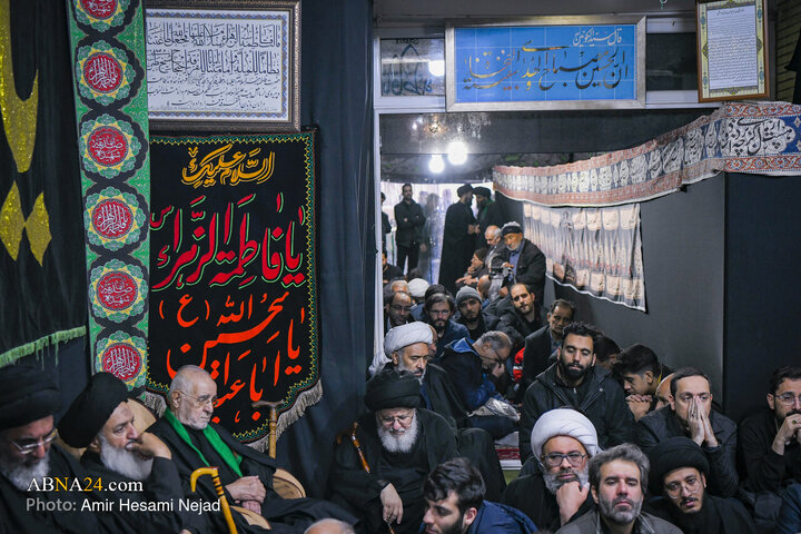 مراسم عزاداری شهادت حضرت زهرا(س) با حضور آیت‌الله کریمی جهرمی در اصفهان