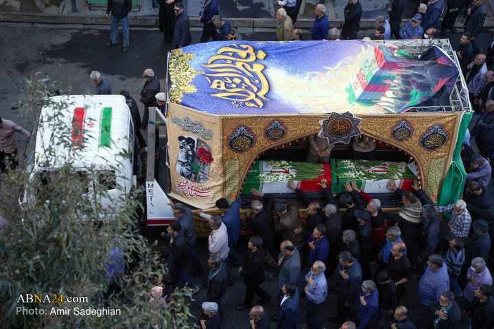 Rapora Wêneyan | Cenazeyê 12 şehîdên nenas bi mebesta roja şehîdbûna Hezreta Fatimeya Zehra (S.X) re li Şîrazê hevdem e hata  pek anîn.