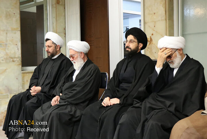 مراسم عزاداری شهادت حضرت زهرا(س) با حضور آیت‌الله نوری همدانی
