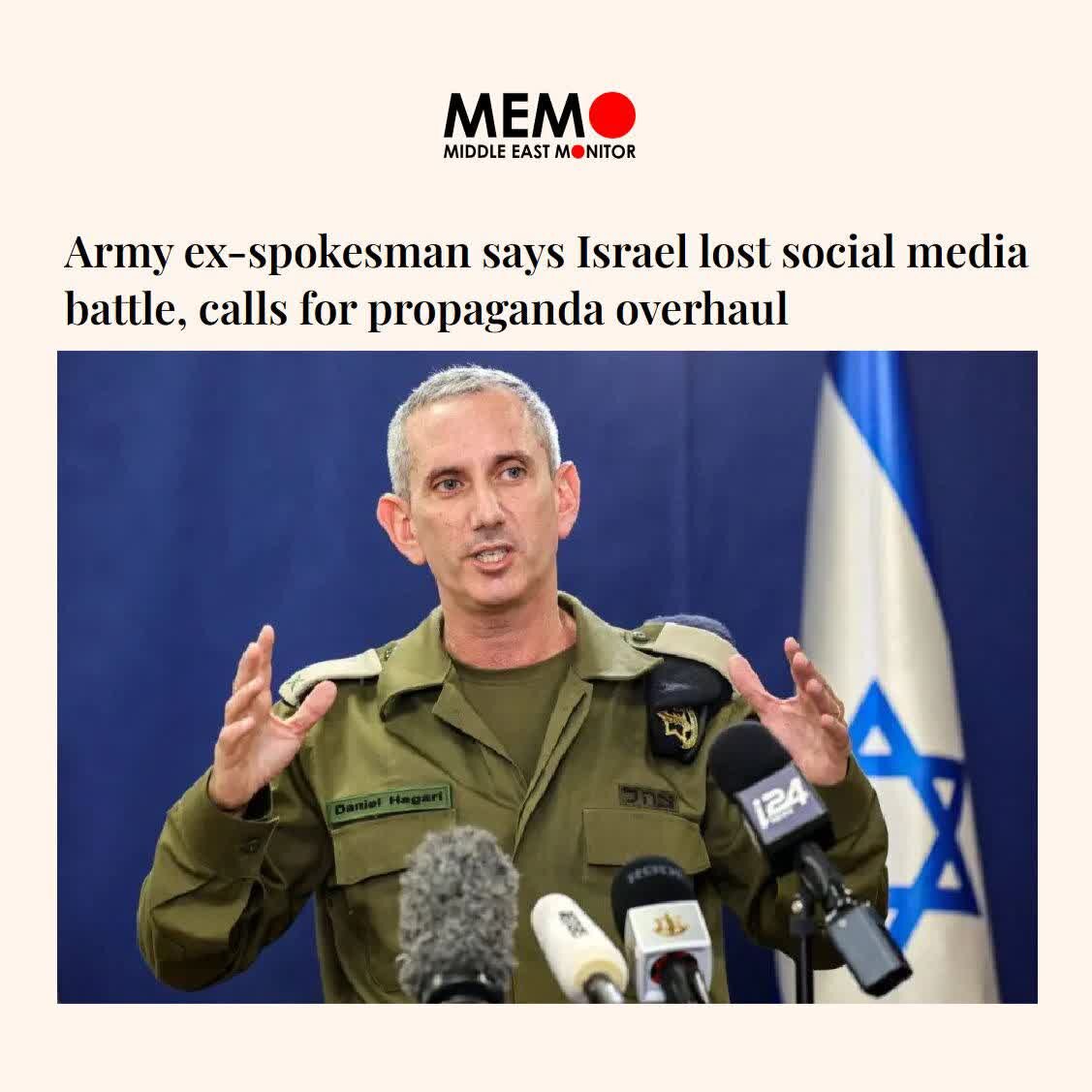 Hagari: Natalo kami sa digmaan ng social media; kailangan nating bumuo ng bagong makinaryang pang-propaganda